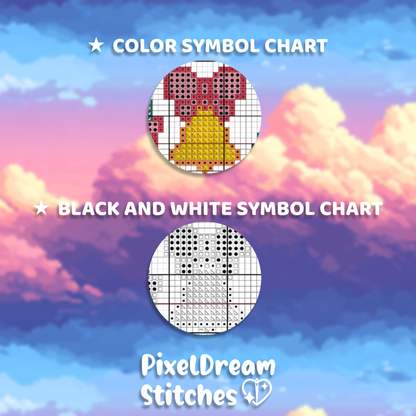 Kawaii Christmas - Cross Stitch Pattern PDF