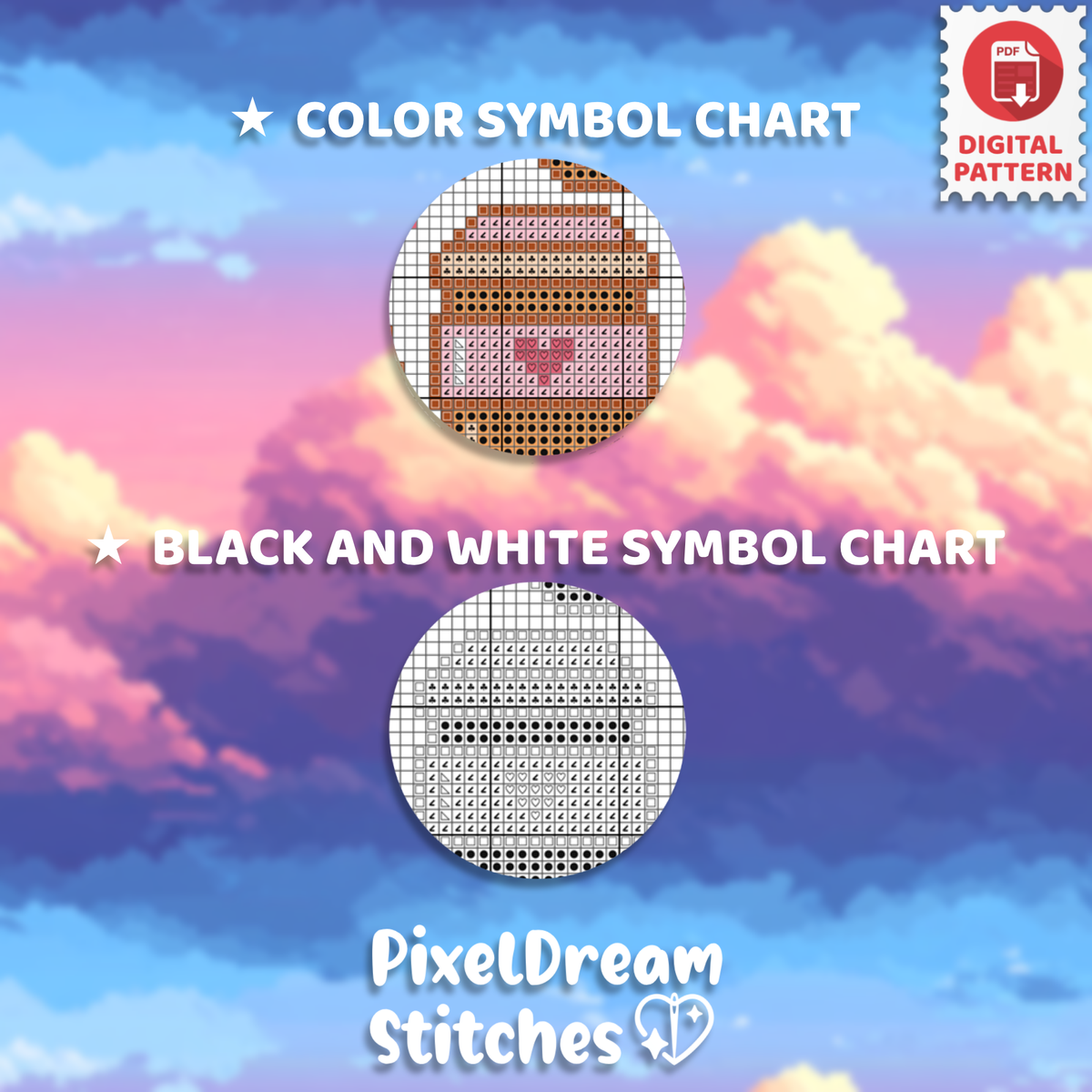 Coffee Break- Cross Stitch Pattern PDF