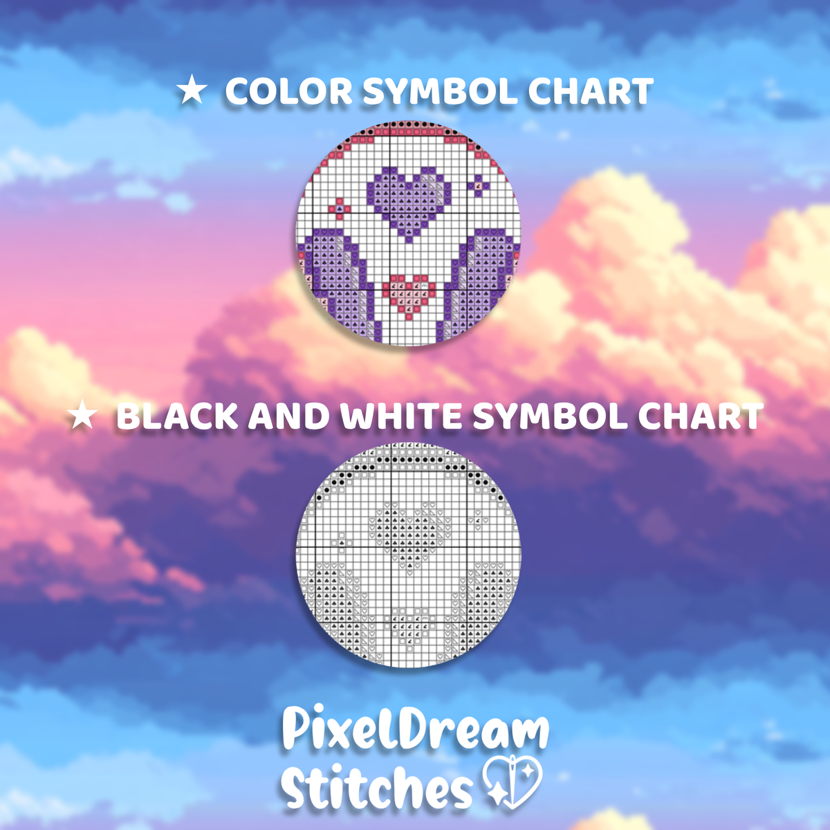 Kawaii Gaming - Cross Stitch Pattern PDF