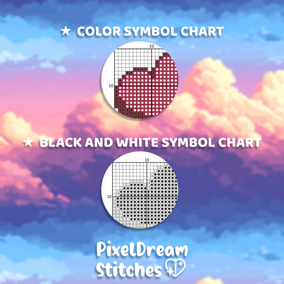 KirbyLove - Cross Stitch Pattern PDF
